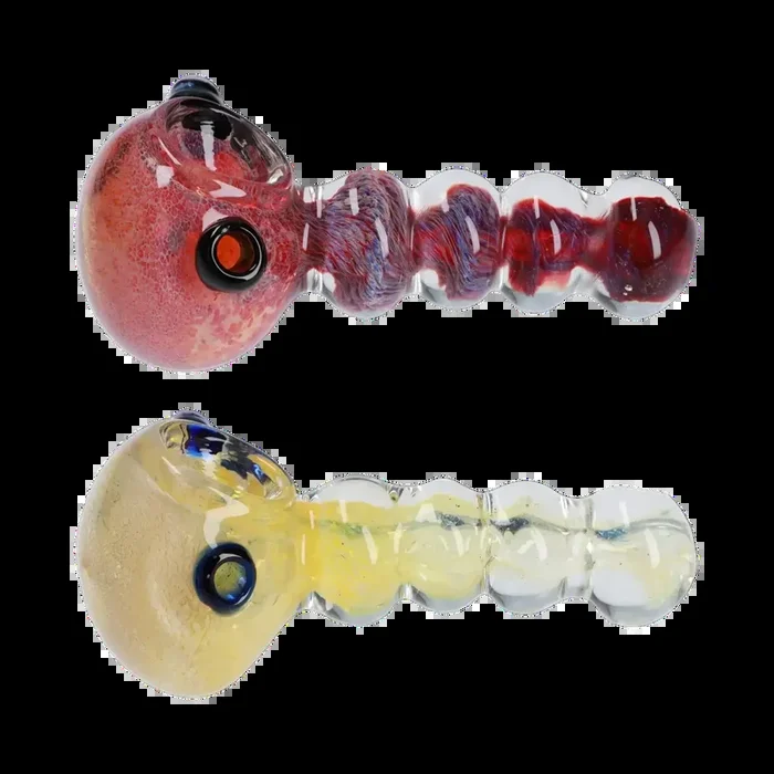 Dankstop Frit Head with Marbles Spoon Pipe – 5 in.