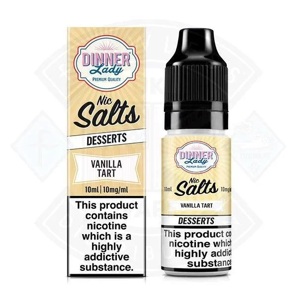 Dinner Lady Desserts – Vanilla Tart Nic Salt 10ml