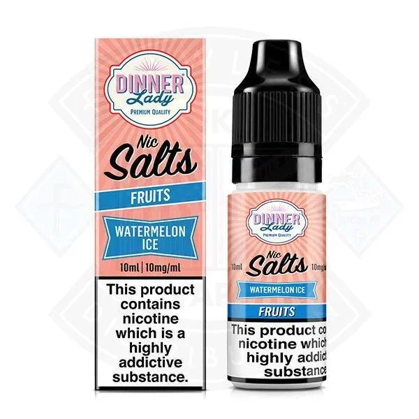 Dinner Lady Fruits – Watermelon Ice Nic Salt 10ml