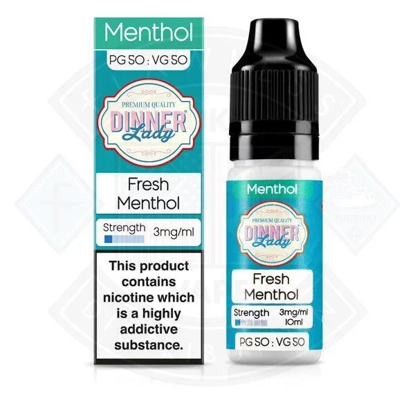 Dinner Lady Menthol 50/50 Fresh Menthol 10ml