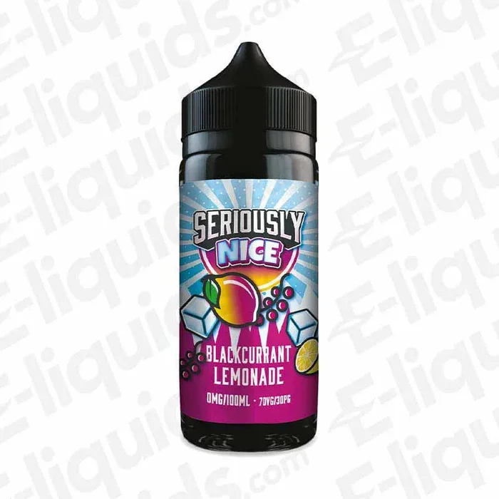 Doozy Vape Co Blackcurrant Lemonade Seriously Nice 100ml Shortfill Vape Juice