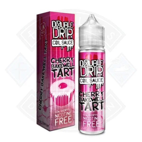 Double Drip – Cherry Bakewell Tart 0mg 50ml Shortfill
