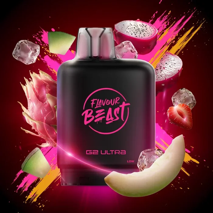 Dub Dragon Melon – Flavour Beast Level X G2 Ultra 20mL Pod [Ontario Stamp]