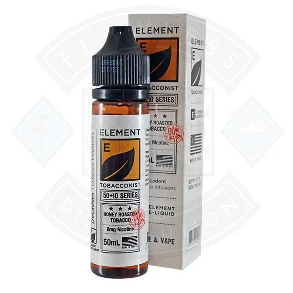 Element Tobacconist – Honey Roasted Tobacco 0mg 50ml Shortfill