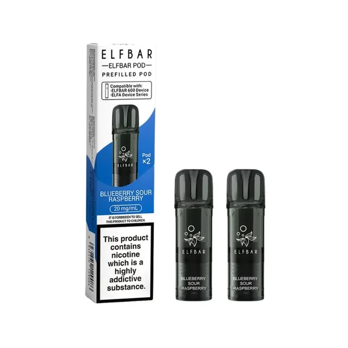 Elf Bar 600 Blueberry Sour Raspberry Prefilled Pods
