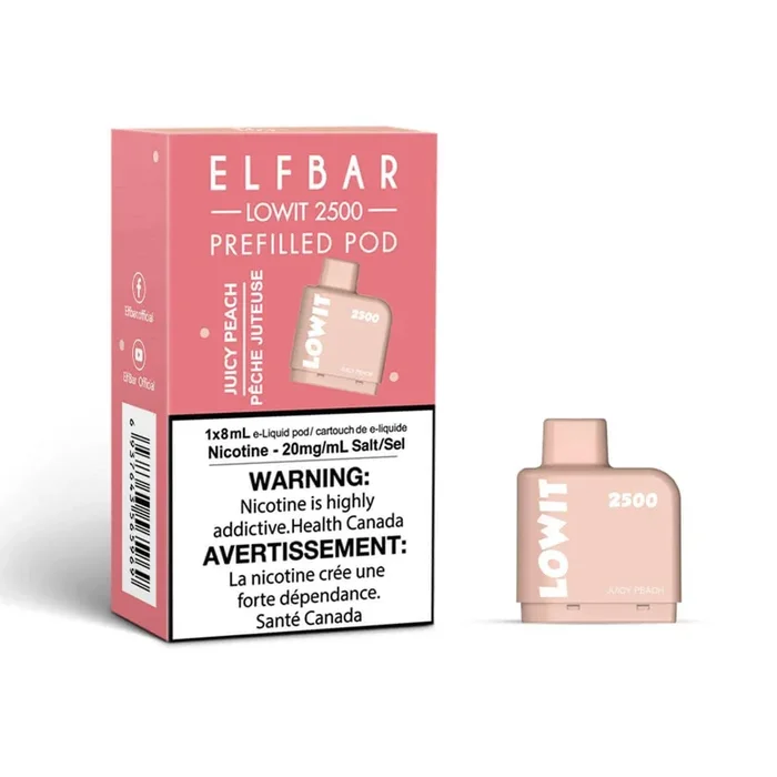 ELFBAR – LOW IT JUICY PEACH 2500