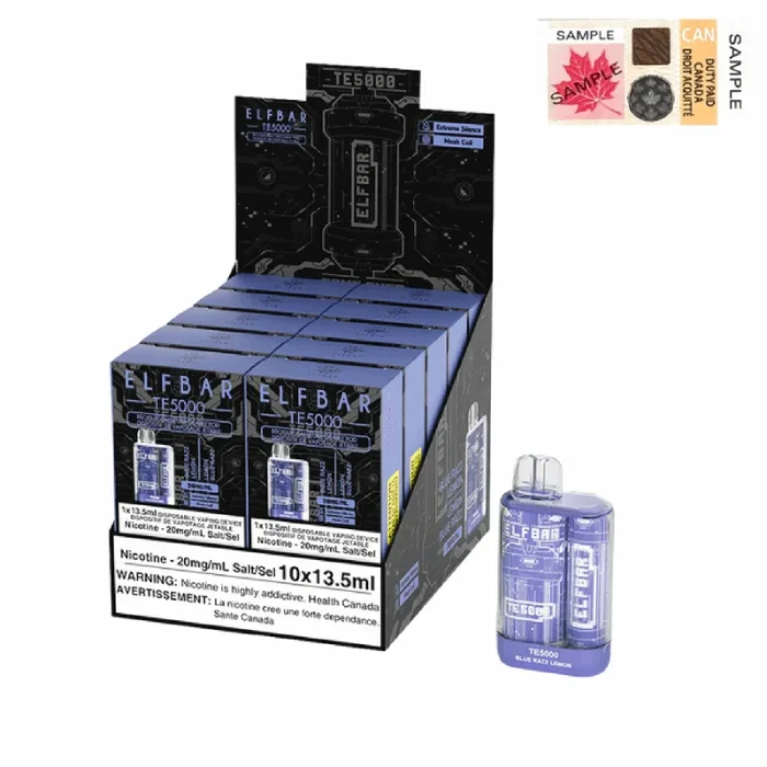 ELFBAR TE5000 – BLUE RAZZ LEMON
