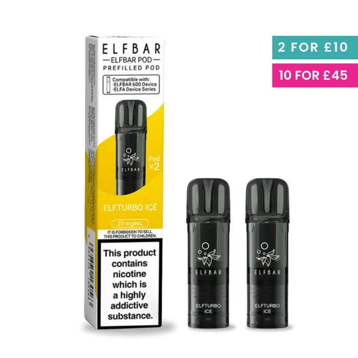 Elfturbo Ice – Elf Bar 600 Pre-Filled Pods