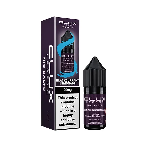Elux Legend Blackcurrant Lemonade 10ml Nic Salt