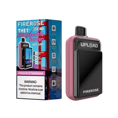 Firerose Upload 25000 Vape – Dragon Strawnana