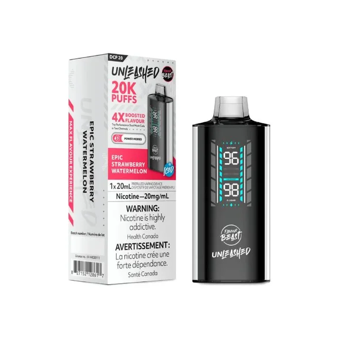 Flavour Beast – Epic Strawberry Watermelon Unleashed DCP 20K Disposable , 20ML
