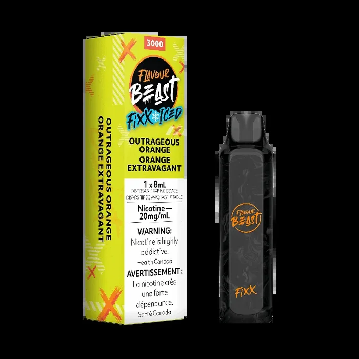 FLAVOUR BEAST FIXX – OUTRAGEOUS ORANGE 3000