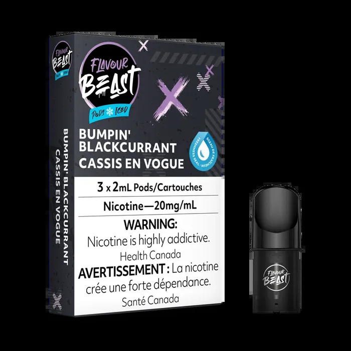 Flavour Beast Pod Pack – Bumpin’ Blackcurrant Iced