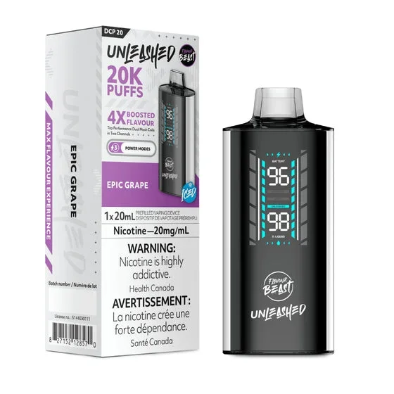 Flavour Beast Unleashed DCP 20K Disposable – Epic Grape