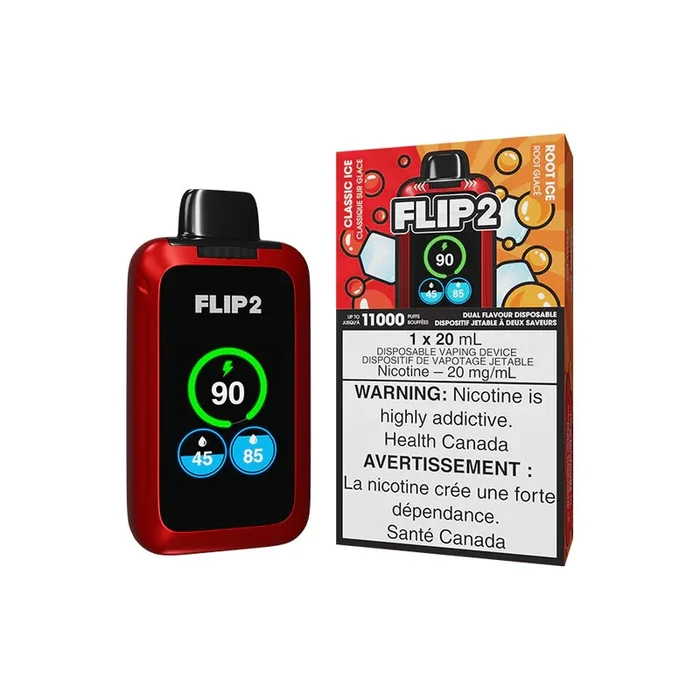 FLIP 2 DISPOSABLE – CLASSIC ICE AND ROOT ICE