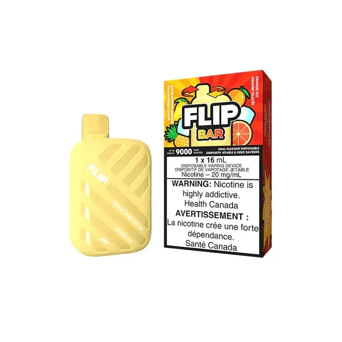 FLIP BAR – MANGO PINEAPPLE ICE + ORANGE ICE