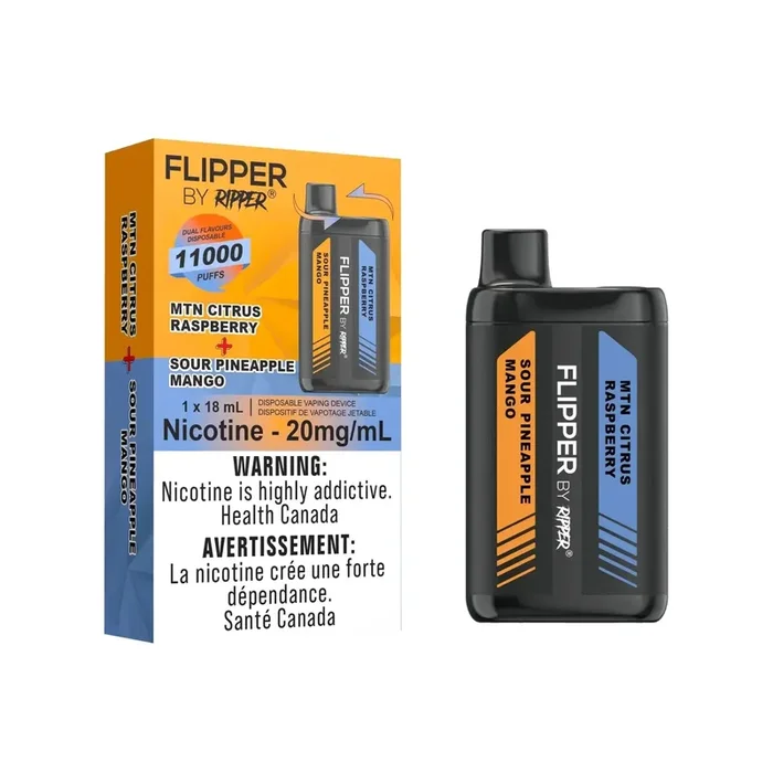 FLIPPER – MTN CITRUS RASPBERRY+SOUR PINEAPPLE MANGO