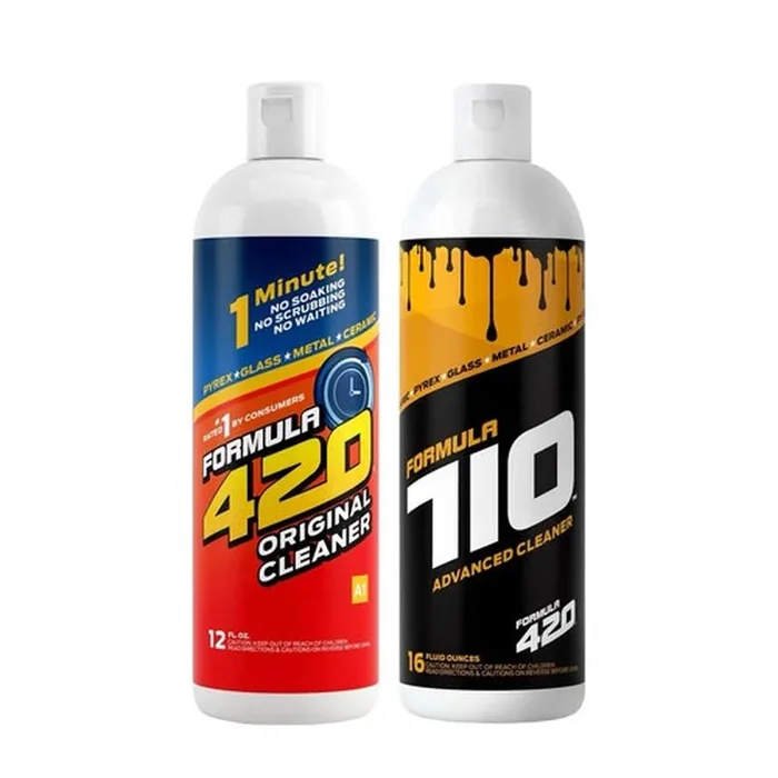 FORMULA 420 AND 710 CLEANER COMBO PACK FOR GLASS, METAL & CERAMIC