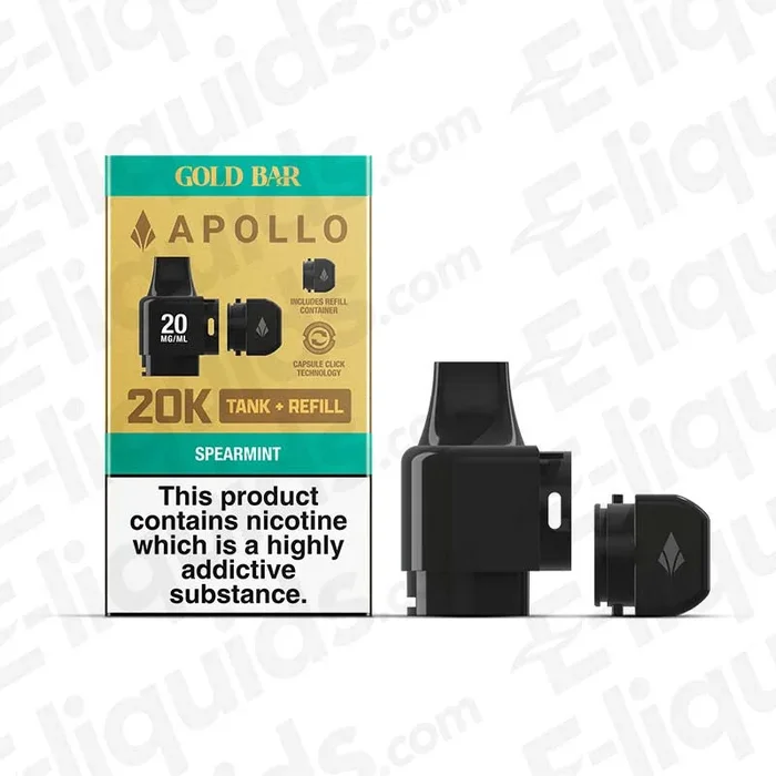 Gold Bar Apollo Spearmint Prefilled Pod