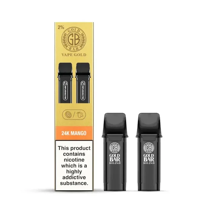 Gold Bar Reload Prefilled Pods – Pk of 2