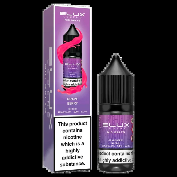 Grape Berry Elux Legend Nic Salt