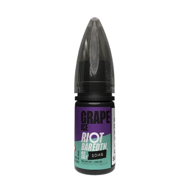 GRAPE ICE 10ML NIC SALT RIOT BAR EDTN