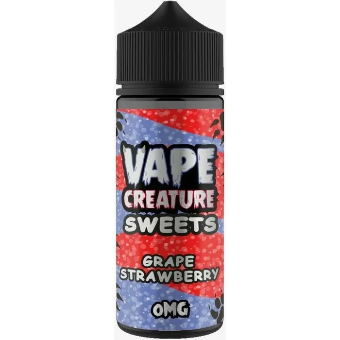 GRAPE STRAWBERRY SWEETS 100ML E-LIQUID VAPE CREATURE