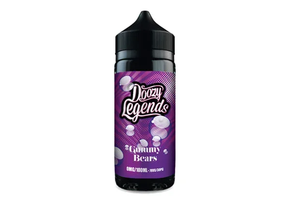GUMMY BEARS 100ML E LIQUID DOOZY LEGENDS