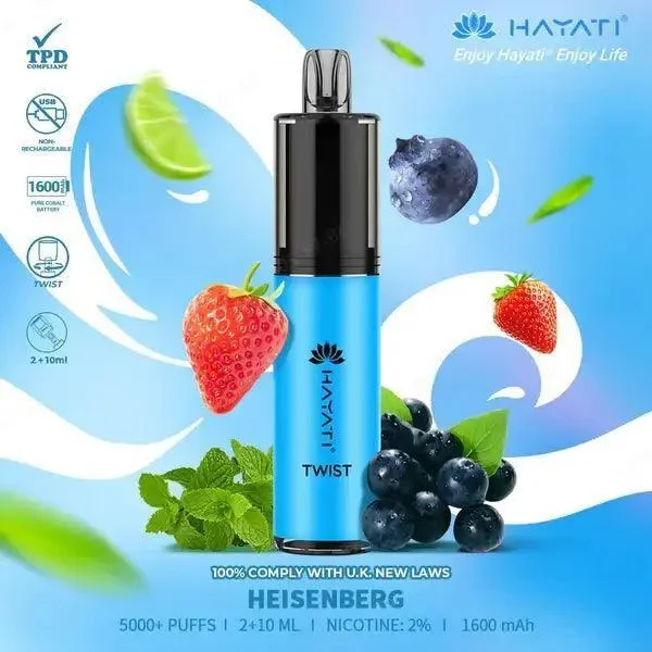 Hayati Twist 5000 H Blue (Heisenberg)