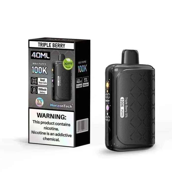 HorizonTech 100000 Puffs 100K Disposable Vape – Triple Berry