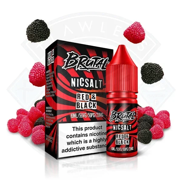 Just Juice Brutal – Red and Black Nic Salt 10ml E-liquid