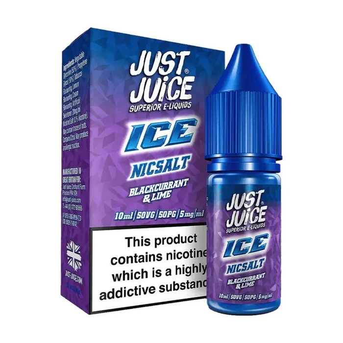 Just Juice Salt Blackcurrant and Lime