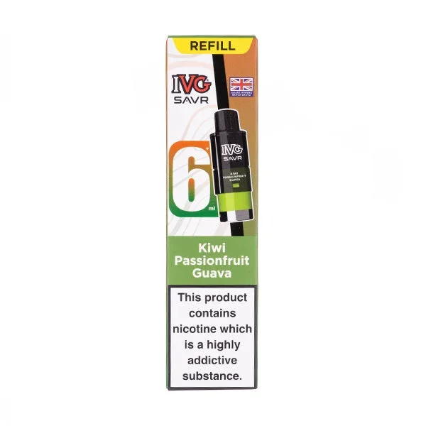 Kiwi Passionfruit Guava SAVR Prefilled Pod + Refill by IVG