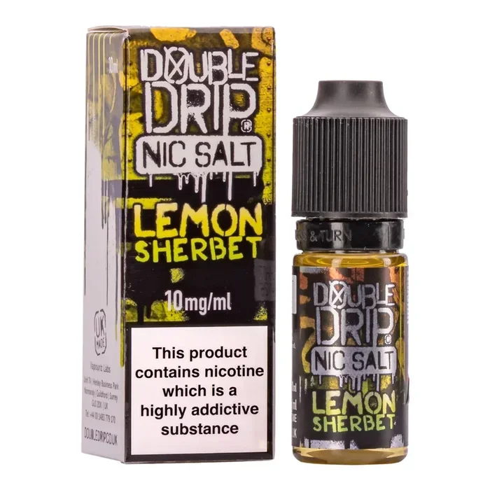 Lemon Sherbet Nic Salt E-Liquid by Double Drip