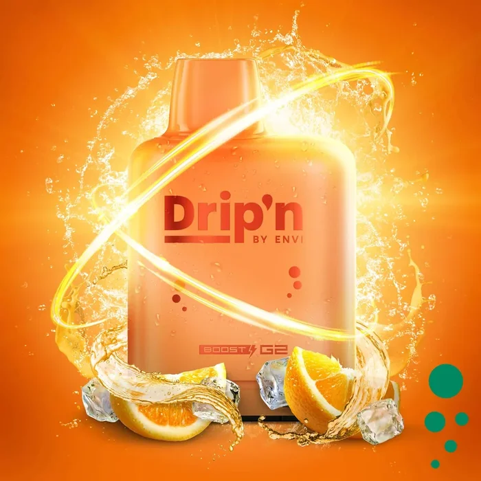 LEVEL X BOOST 15/25K DRIP’N – ORANGE FIZZ ICE