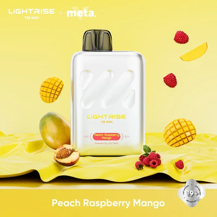 Lost Vape Lightrise TB 25K Disposable Vape – Peach Raspberry Mango