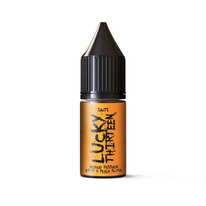 Lucky Thirteen Mango, Passion Fruit and Peach Slush Nic Salt