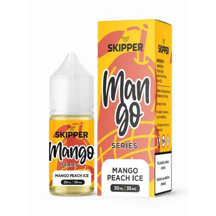 MANGO PEACH ICE 30ML – SKIPPER SALT MANGO SERIES