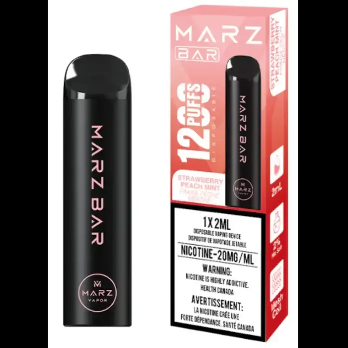 MARZ BAR 1200 – STRAWBERRY PEACH MINT