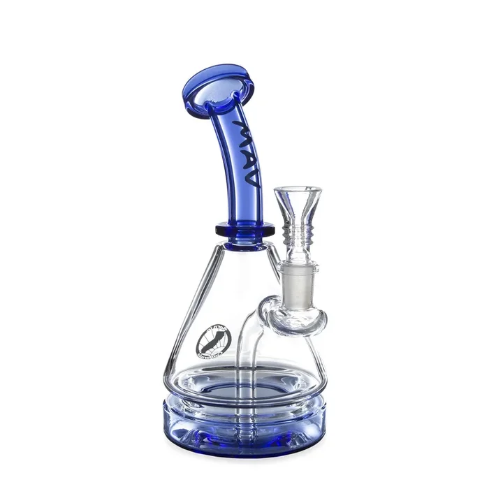 MAV Glass Pyramid Dab Rig – Ink Blue