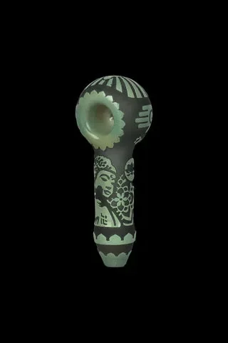 Milkyway Glass Buddha Hand Pipe – Unique Smoking Art