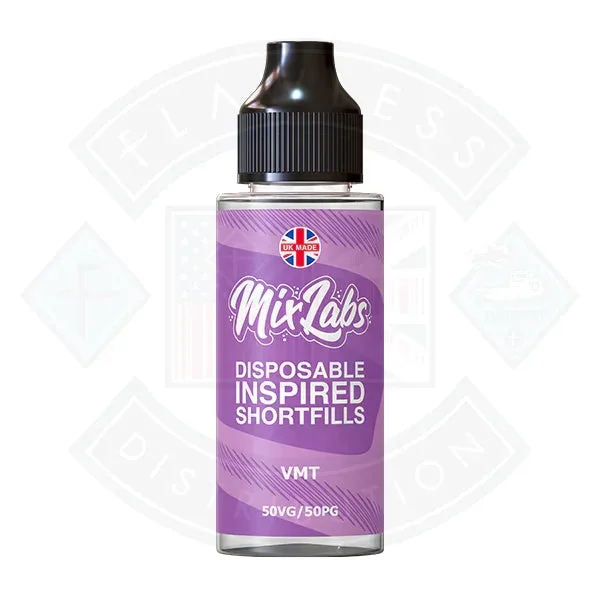 Mix Labs 50/50 – VMT 0mg 100ml Shortfill