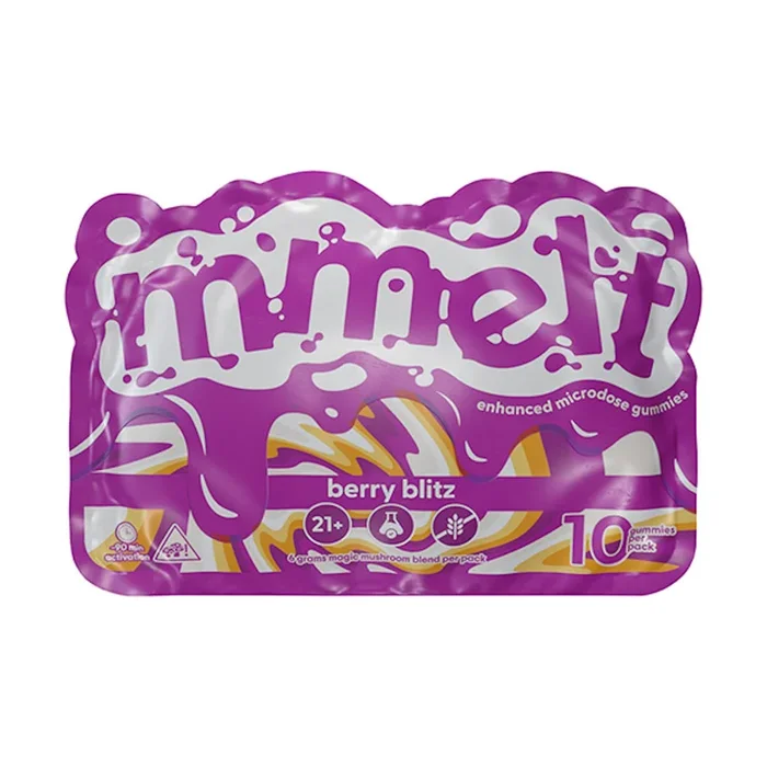 Mmelt Mushroom Berry Blitz Gummies – 6000mg