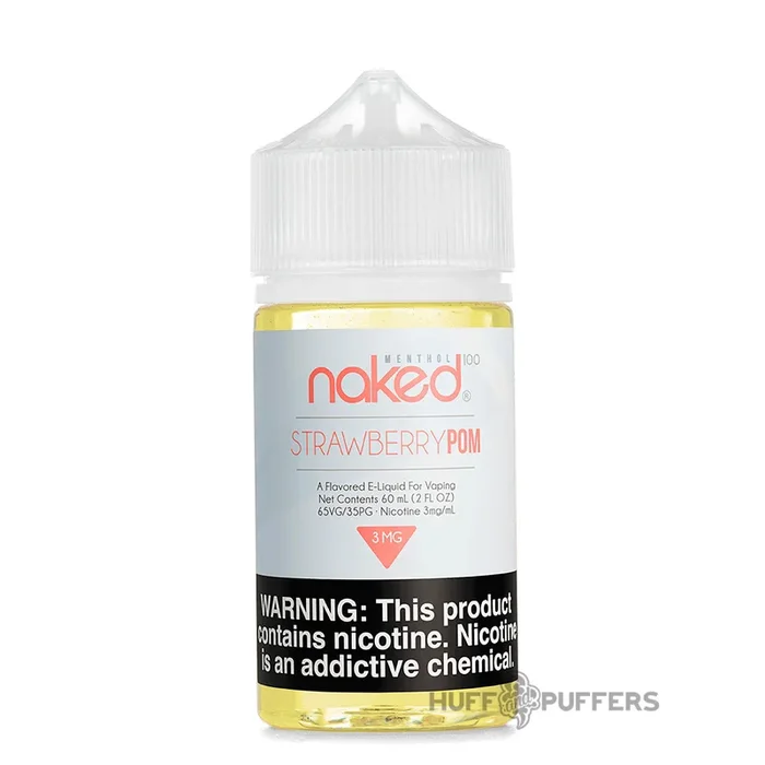 Naked 100 Menthol – Strawberry Pom 60mL