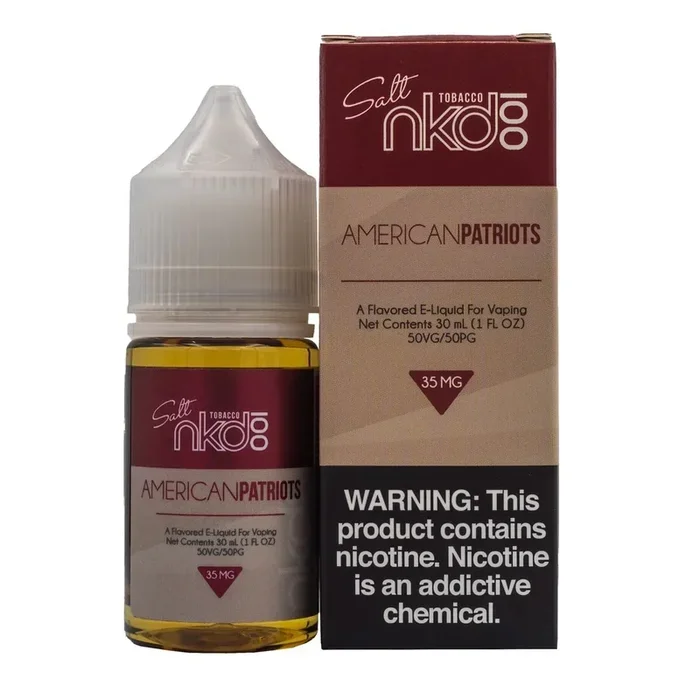 NAKED 100 SALT – AMERICAN PATRIOTS – 30ML