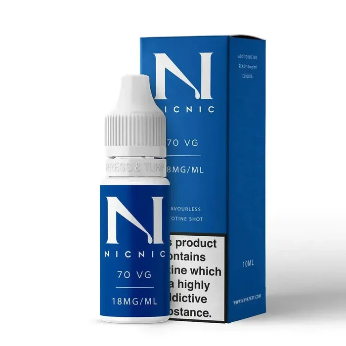 Nic Nic 70VG Nicotine Shot by Nic Nic – 18mg