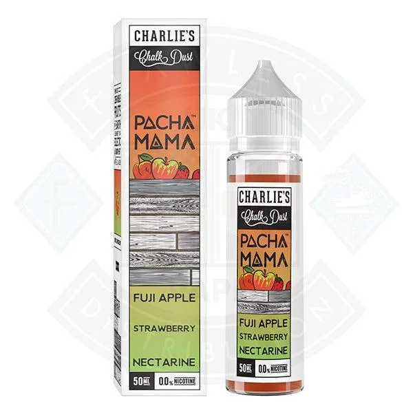 Pacha Mama ICE Fuji Apple Strawberry Nectarine 50ml 0mg shortfill e-liquid