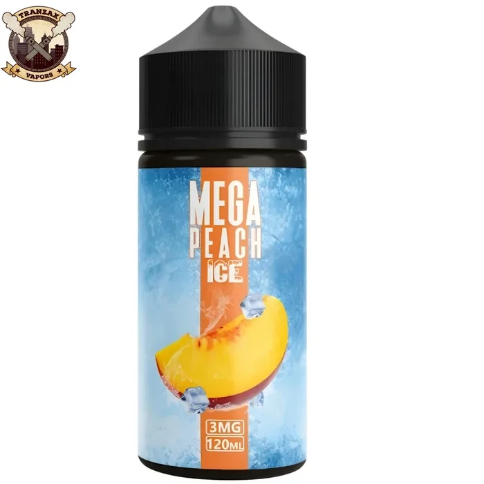 PEACH ICE 120ML – MEGA E LIQUID