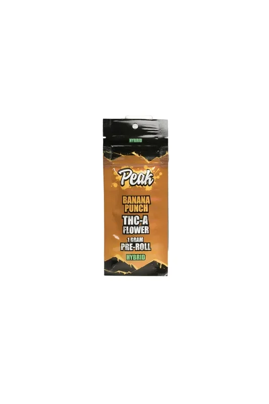 PEAK THC-A 1g Pre-Roll – Banana Punch