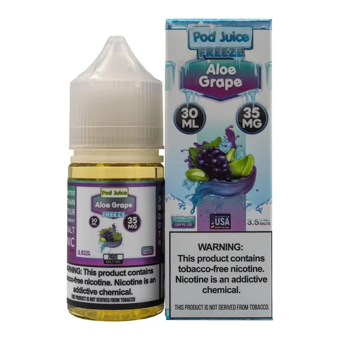 POD JUICE SALT ALOE GRAPE FREEZE – 30ML